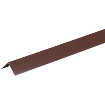 Strend Pro bar, Alu 1500x40x0.8 mm, brown, 0.8 mm, corner