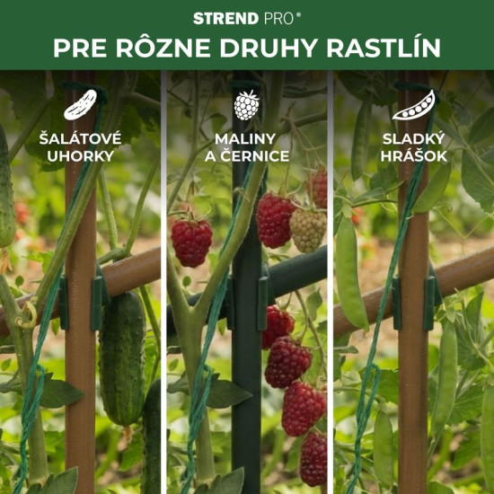 Муфта Strend Pro, пластик, соединитель для садовых опор, 16 мм, упак. 10 шт