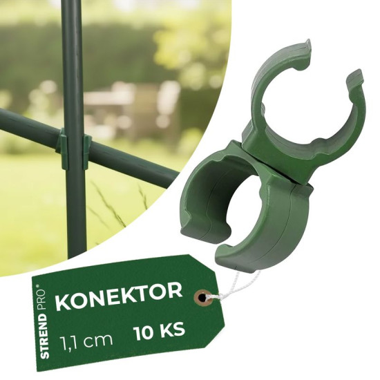 Муфта Strend Pro, пластик, соединитель для садовых опор, 11 мм, упак. 10 шт Муфта Strend Pro, пластик, соединитель для садовых опор, 11 мм, упак. 10 шт