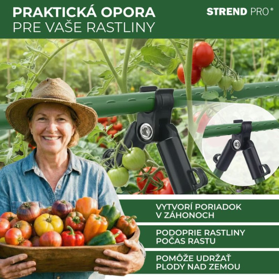 Муфта Strend рro, пластик, соединитель А для опорных стержней, 8 мм, упак. 4 шт.