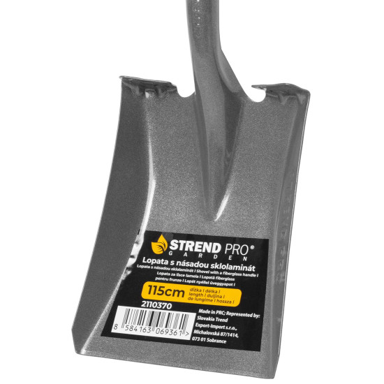 Shovel Strend Pro Premium ErgoBULL, fiberglass handle D, 1150 mm