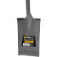 Spade Strend Pro Premium ErgoBULL, straight, with fiberglass handle D, drainage, 1150 mm