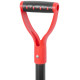 Spade Strend Pro Premium ErgoBULL, straight, with fiberglass handle D, drainage, 1150 mm
