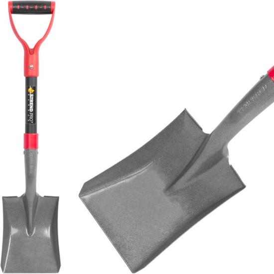 Shovel Strend Pro Premium ErgoBULL, with fiberglass handle, 700 mm