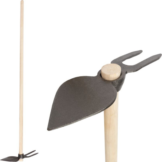 Hoe Gardex 525 g, gardening, forged, wooden handle