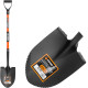 Lāpsta Strend Pro Premium, smaila, stikla šķiedra, rokturis D 1230 mm