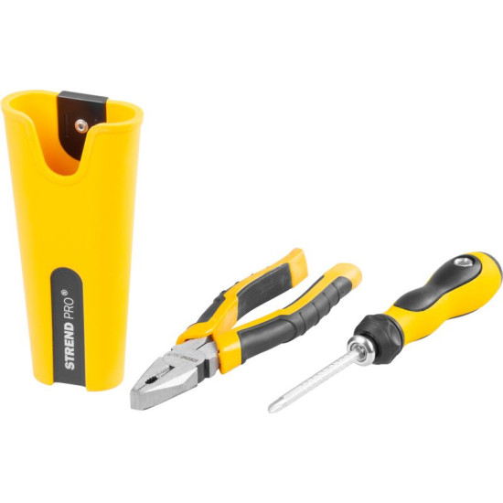 Набор Strend Pro, отвертка, плоскогубцы, футляр, набор из 3 предметов.