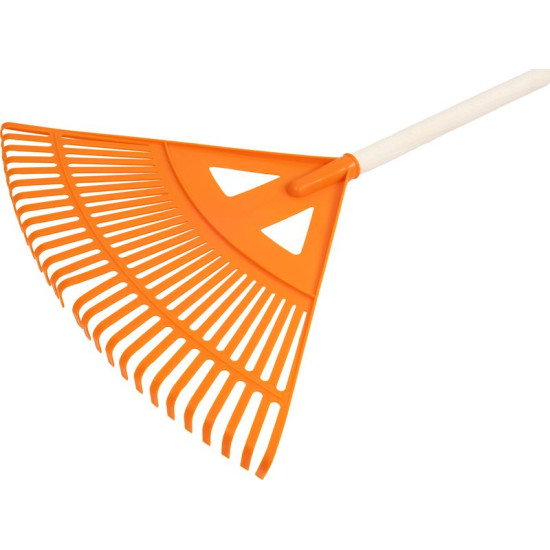 Грабли для листьев Strend Pro R130, 27 зубьев, 58 см, веерные, пластик, с ручкой