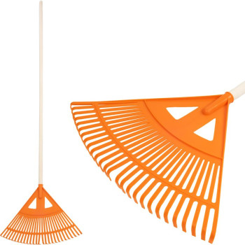 Грабли для листьев Strend Pro R130, 27 зубьев, 58 см, веерные, пластик, с ручкой