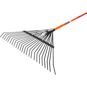 Грабли  Strend Pro, 24 зуба, 58 см, веерные, фиброручка , 120 см