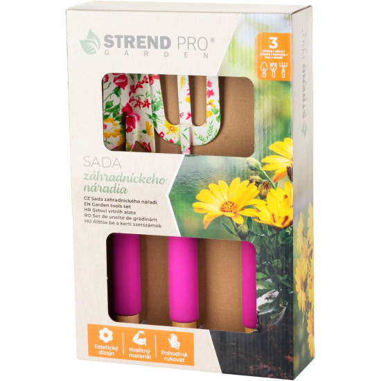 Strend Pro instrumentu komplekts, dārzkopība, 3 priekšmeti