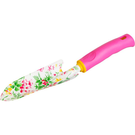 Strend Pro shovel, gardening, seedling, flower print, pink, 32x5.5 cm, Ladies line