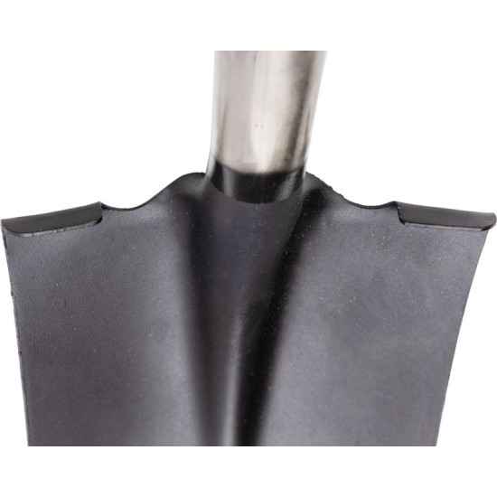 Лопата Strend Pro Premium RedShark, прямая, со стеклопластиковой ручкой D 1150 мм, гарантия 10 лет.