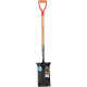 Spade Strend Pro Premium RedShark, straight, with wooden handle D 1150 mm, warranty 10 r,