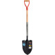 Spade Strend Pro Premium RedShark, pointed, with wooden handle D 1150 mm, warranty 10 years.
