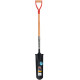 Spade Strend Pro Premium RedShark, narrow, drainage, with wooden handle D 1280 mm, warranty 10 years.
