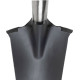 Spade Strend Pro Premium RedShark, narrow, drainage, with wooden handle D 1280 mm, warranty 10 years.