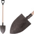 Лопата Gardex 1250 г, штыковая, деревянная ручка D