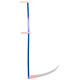 Metal handle for scythe 148 cm
