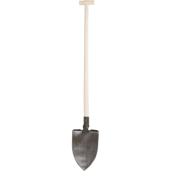 Forged spade Gardex 1300 g, with footboard, with handle T