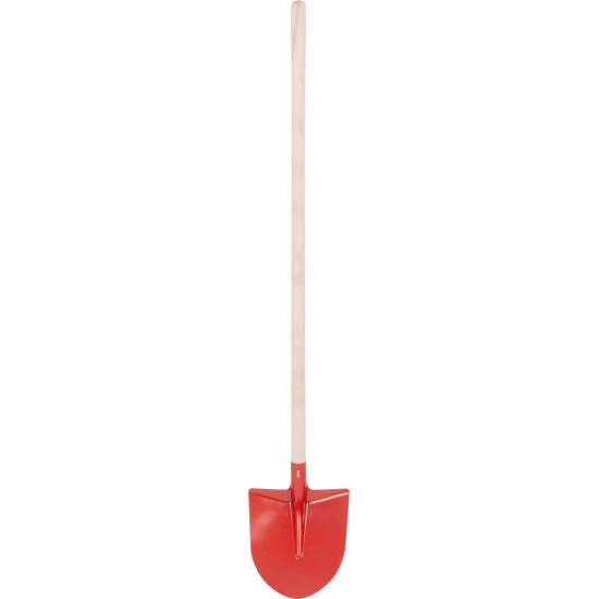 Shovel S510B Frankfurt, red, with handle, 275x240 mm