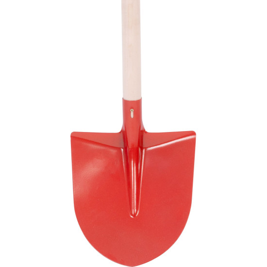 Shovel S510B Frankfurt, red, with handle, 275x240 mm