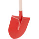 Shovel S510B Frankfurt, red, with handle, 275x240 mm