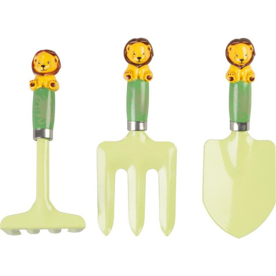 Strend Pro Tool Set, Gardening, Children's, 3-Piece, ABS + Steel, Shovel, Rake and Fork