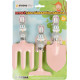Strend Pro Tool Set, Gardening, Children's, 3-Piece, ABS + Steel, Shovel, Rake and Fork
