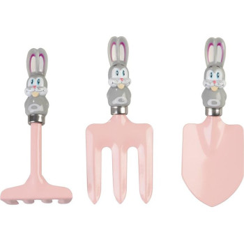 Strend Pro Tool Set, Gardening, Children's, 3-Piece, ABS + Steel, Shovel, Rake and Fork