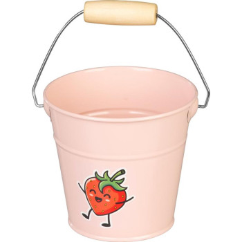 Bucket Strend Pro, 1L, children's, pink, galvanized