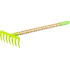 Strend Pro Garden Rake, узкий, детский, дерево+сталь, 63x18 см
