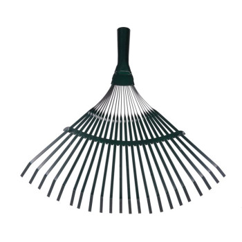 Грабли R110, 22х, веерные, для листьев, металлические, без ручки