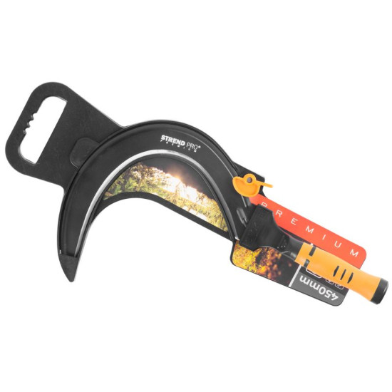 Серп Strend Pro Premium, 180 мм, с ручкой