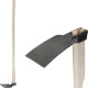Hoe Gardex Budak, 1060 g, flat with handle