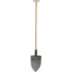 Spade Gardex 1450g, pointed, with handle T