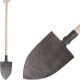 Spade Gardex 1450g, pointed, with handle T
