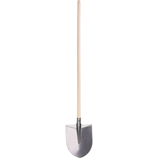 Hardened shovel S510BWH "Frankfurt type" with wooden handle Hardened shovel S510BWH "Frankfurt type" with wooden handle