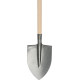 Hardened spade pointed top S506.WH, KomaXit, with handle