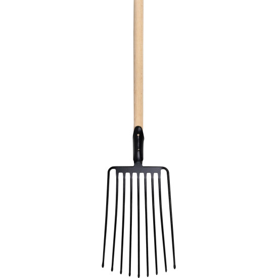 Вилы F109, 9х, для гравия, с ручкой