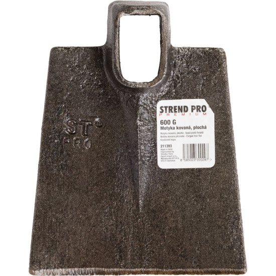 Forged hoe flat 600g
