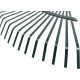 Garden leaf rake metal (lamella teeth) + wooden handle