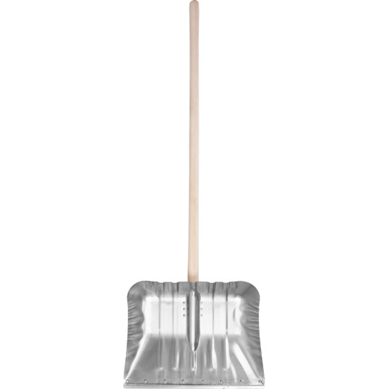 Snow shovel aluminium 490x380mm  + handle 1300mm