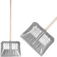 Snow shovel aluminium 490x380mm  + handle 1300mm