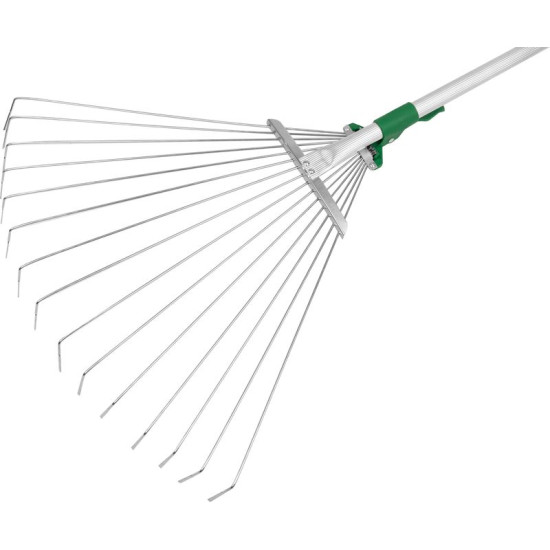 Грабли Р116-65, 15х, веерные, для листьев, 680 г, телескопические, ручка металлическая