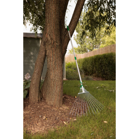 Грабли Р116-65, 15х, веерные, для листьев, 680 г, телескопические, ручка металлическая