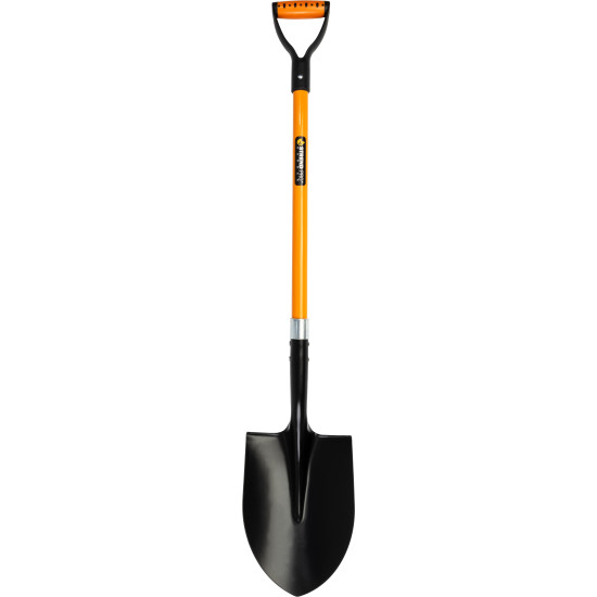Spade pointed top with fibreglass handle D