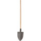 Spade Gardex 1250g, pointed, with handle