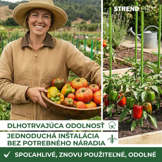 Garden bar H -150cm 7,9mm, fibreglass