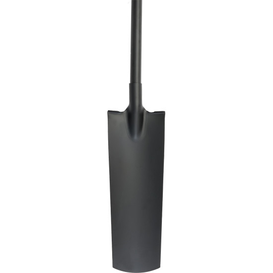 Hardened long spade narrow + handle PVC grip D
